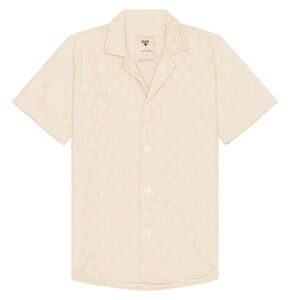 OAS Beige Machu Cuba Terry Shirt in Beige
